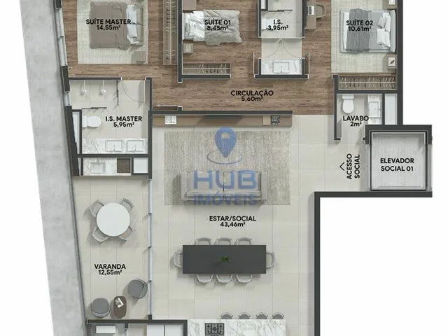 Imagem 11: Apartamento 3 Dormitórios para venda em Curitiba - PR