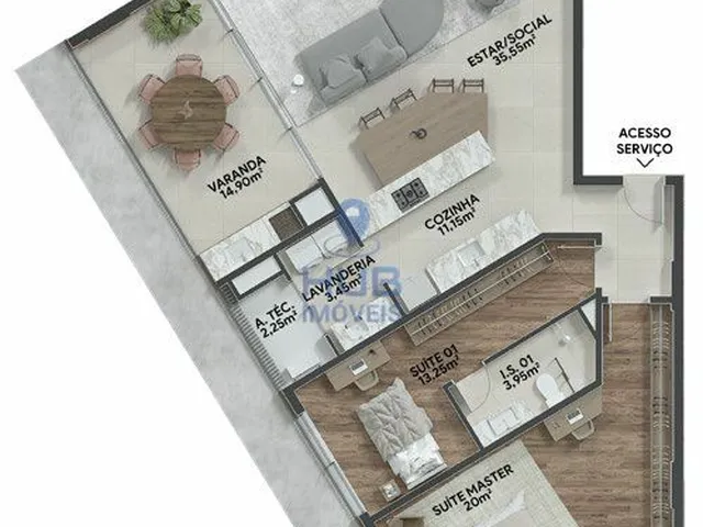 Imagem 9: Apartamento 2 Dormitórios para venda em Curitiba - PR
