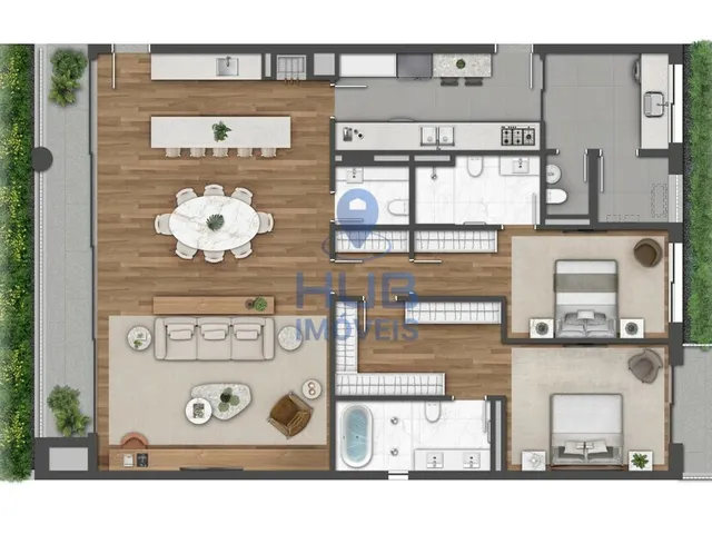 Imagem 6: Apartamento 2 Dormitórios para venda em Curitiba - PR