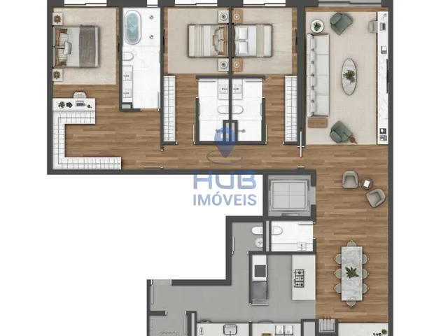 Imagem 7: Apartamento 2 Dormitórios para venda em Curitiba - PR