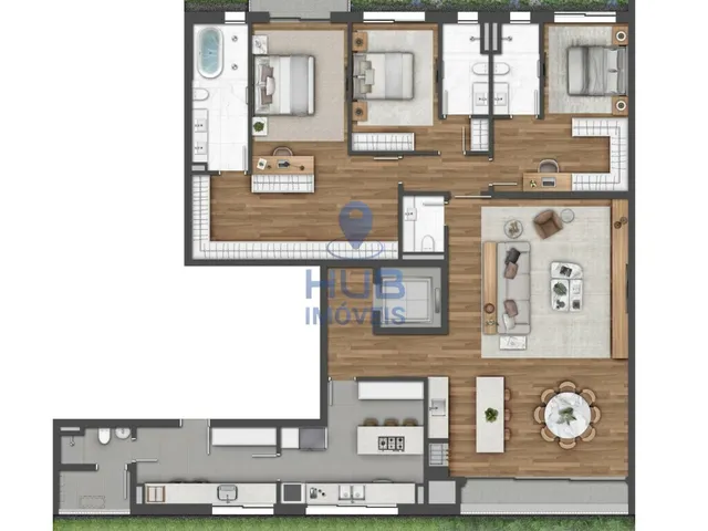 Imagem 11: Apartamento 2 Dormitórios para venda em Curitiba - PR