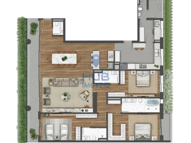 Imagem 13: Apartamento 2 Dormitórios para venda em Curitiba - PR