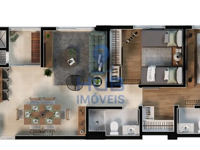 Imagem 4: Apartamento 2 Dormitórios para venda em Florianópolis - SC