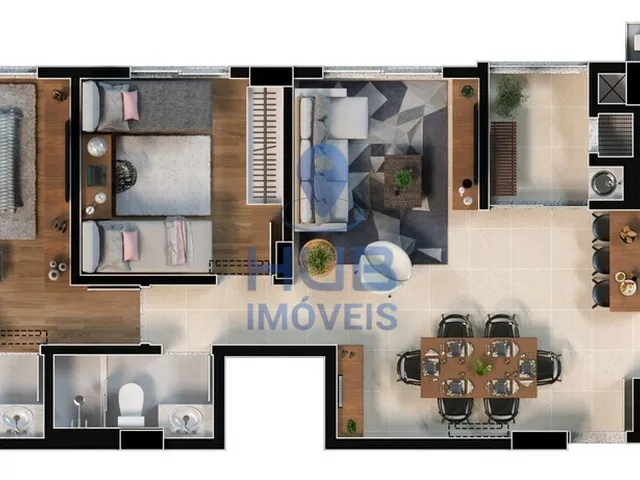 Imagem 6: Apartamento 2 Dormitórios para venda em Florianópolis - SC