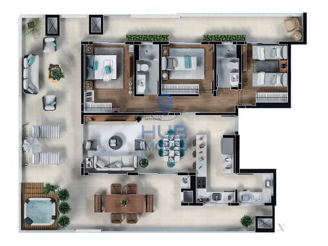 Imagem 14: Apartamento 2 Dormitórios para venda em Florianópolis - SC