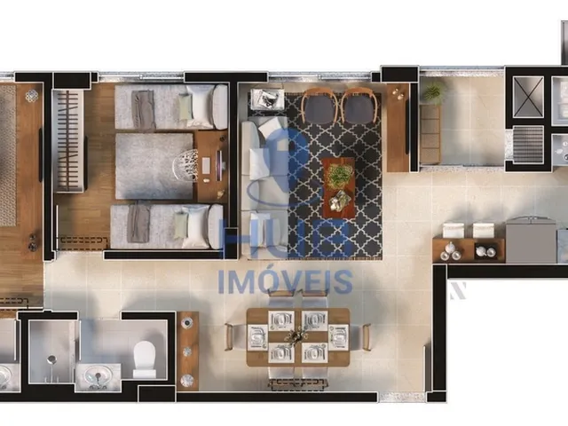 Imagem 5: Apartamento 2 Dormitórios para venda em Florianópolis - SC