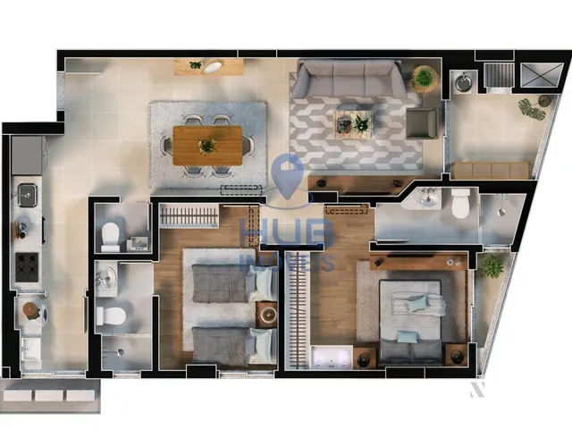 Imagem 12: Apartamento 2 Dormitórios para venda em Florianópolis - SC
