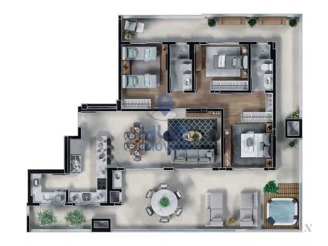 Imagem 13: Apartamento 2 Dormitórios para venda em Florianópolis - SC