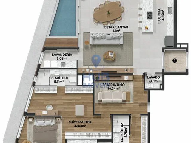 Imagem 10: Apartamento 3 Dormitórios para Venda em Curitiba - Pr