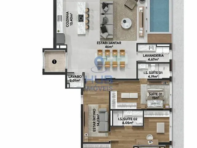 Imagem 12: Apartamento 3 Dormitórios para Venda em Curitiba - Pr