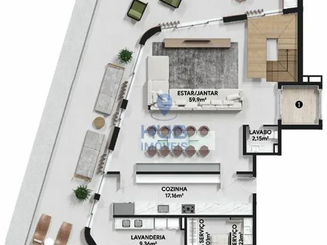 Imagem 13: Apartamento 3 Dormitórios para Venda em Curitiba - Pr