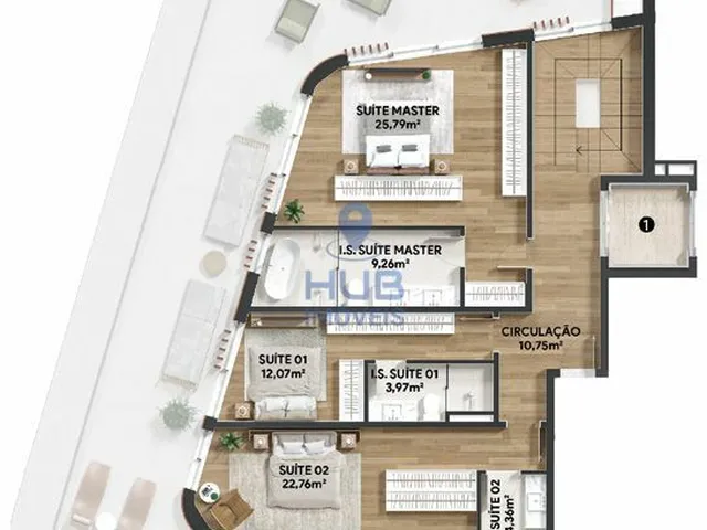 Imagem 15: Apartamento 3 Dormitórios para Venda em Curitiba - Pr