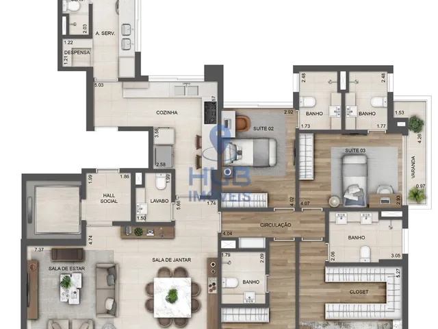 Imagem 10: Apartamento 4 Dormitórios para venda em Rio de Janeiro - RJ