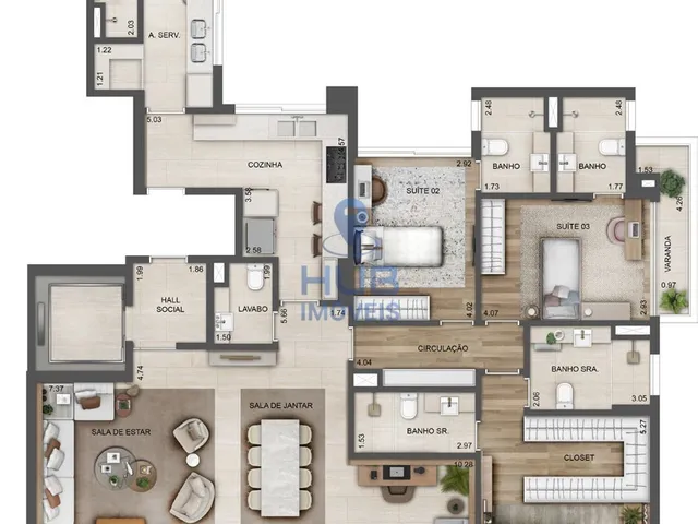 Imagem 11: Apartamento 4 Dormitórios para venda em Rio de Janeiro - RJ