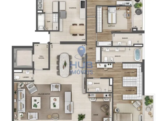 Imagem 15: Apartamento 4 Dormitórios para venda em Rio de Janeiro - RJ