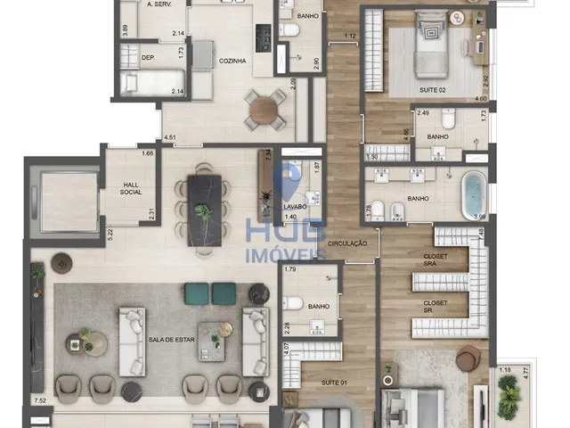Imagem 12: Apartamento 4 Dormitórios para venda em Rio de Janeiro - RJ