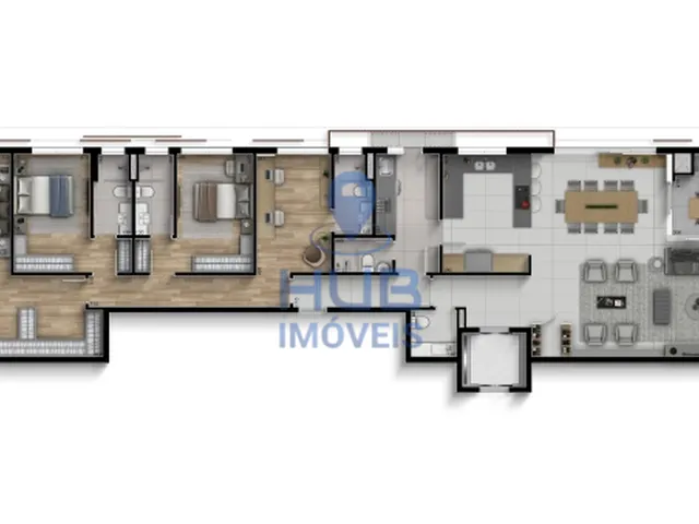 Imagem 4: Apartamento 3 Dormitórios para venda em Curitiba - PR