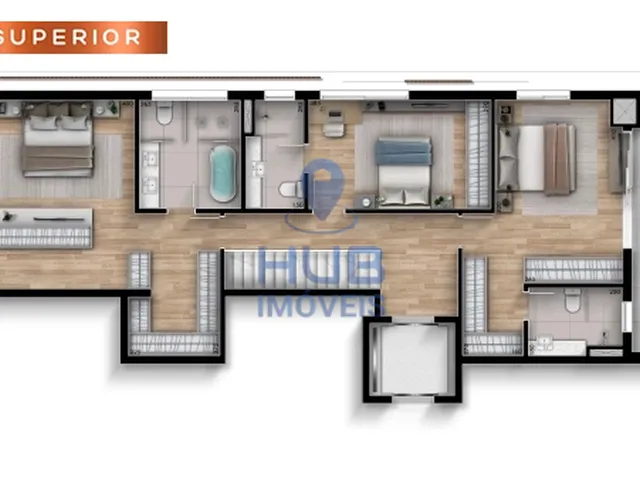 Imagem 6: Apartamento 3 Dormitórios para venda em Curitiba - PR