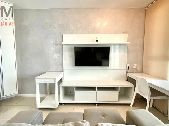Imagem 10: Apartamento de 1/4 mobiliado, com varanda fechada e com hidromassagem, no Ed. Mundo Plaza