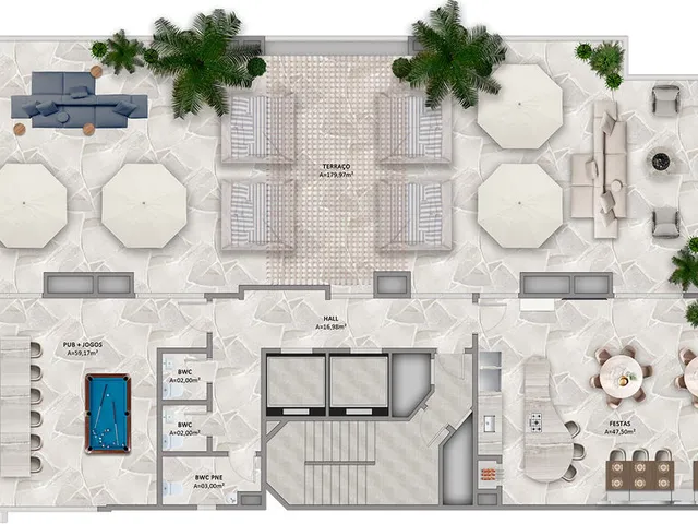 Imagem 2: Bravamares Apartamento com 2 dormitórios