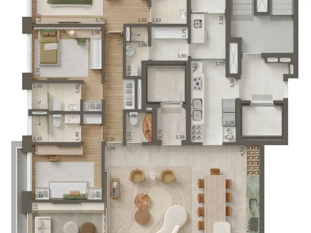 Imagem 4: Porto Paraíso - Apartamento À Venda no Bairro Paraíso - São Paulo/Sp