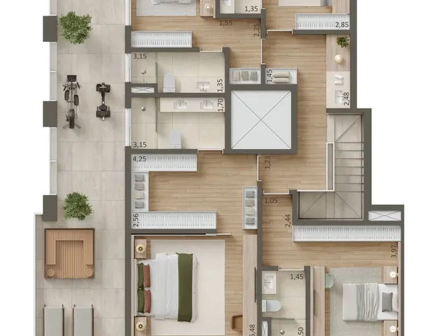 Imagem 8: Porto Paraíso - Apartamento À Venda no Bairro Paraíso - São Paulo/Sp