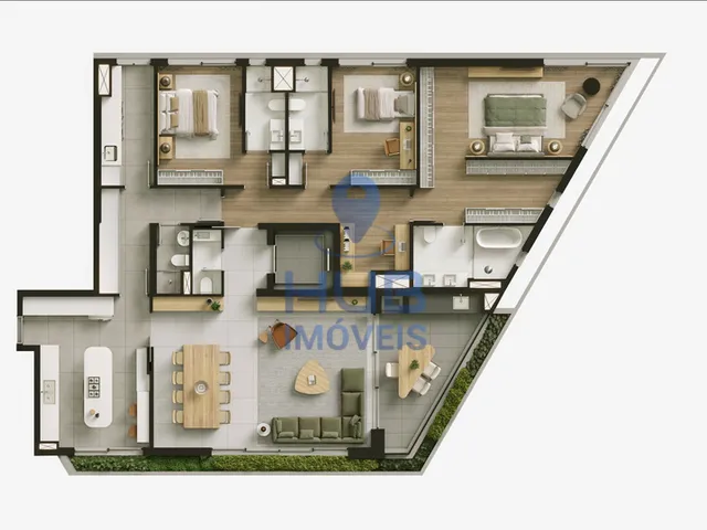 Imagem 6: Apartamento 4 Dormitórios para venda em Curitiba - PR