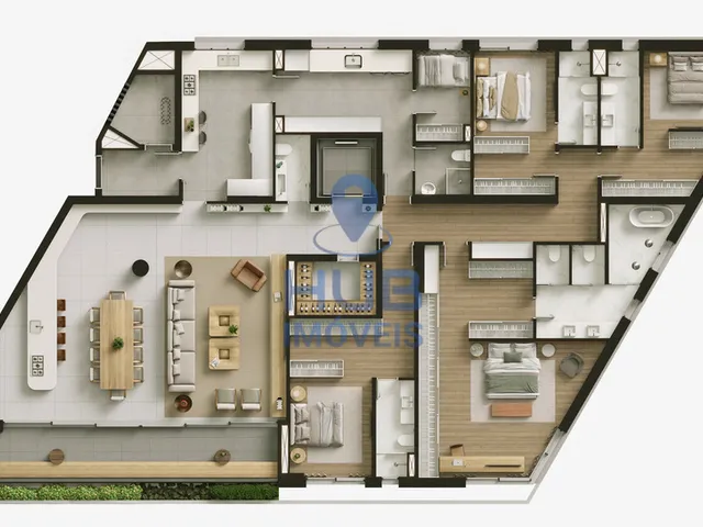 Imagem 10: Apartamento 4 Dormitórios para venda em Curitiba - PR