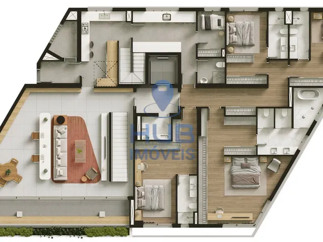 Imagem 16: Apartamento 4 Dormitórios para venda em Curitiba - PR
