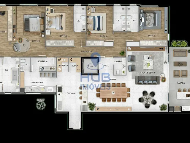 Imagem 5: Apartamento 3 Dormitórios para venda em Curitiba - PR