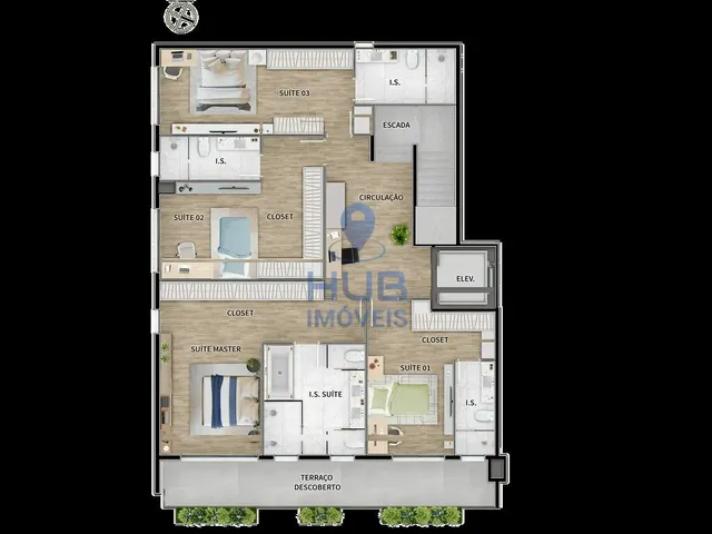 Imagem 9: Apartamento 4 Dormitórios para venda em Curitiba - PR
