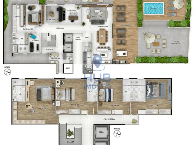 Imagem 12: Apartamento 4 Dormitórios para venda em Curitiba - PR