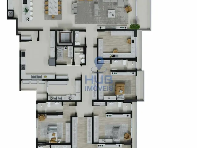 Imagem 7: Apartamento 4 Dormitórios para venda em Curitiba - PR