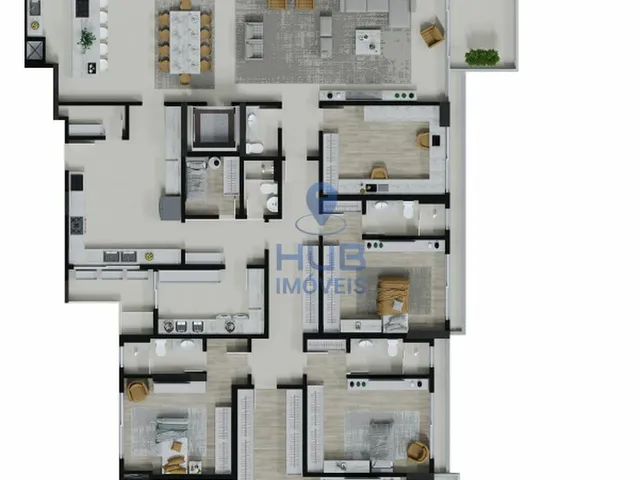 Imagem 8: Apartamento 4 Dormitórios para venda em Curitiba - PR