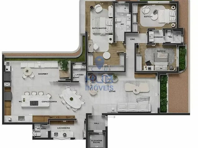 Imagem 5: Apartamento 2 Dormitórios para Venda em Curitiba - Pr