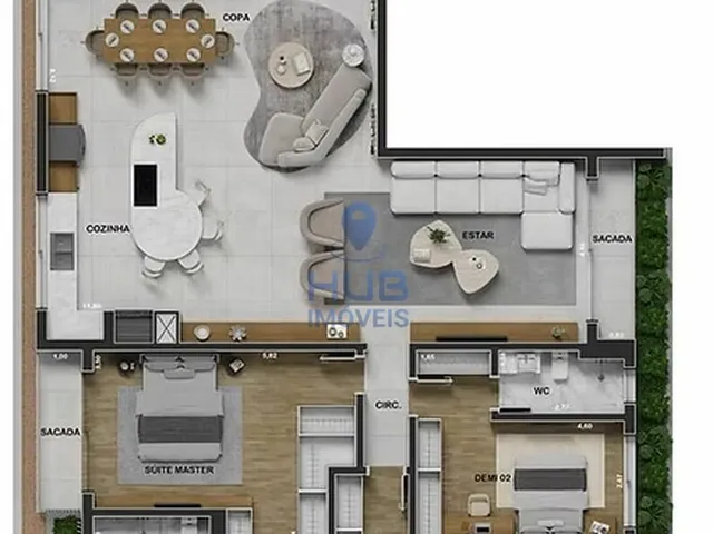 Imagem 8: Apartamento 2 Dormitórios para Venda em Curitiba - Pr