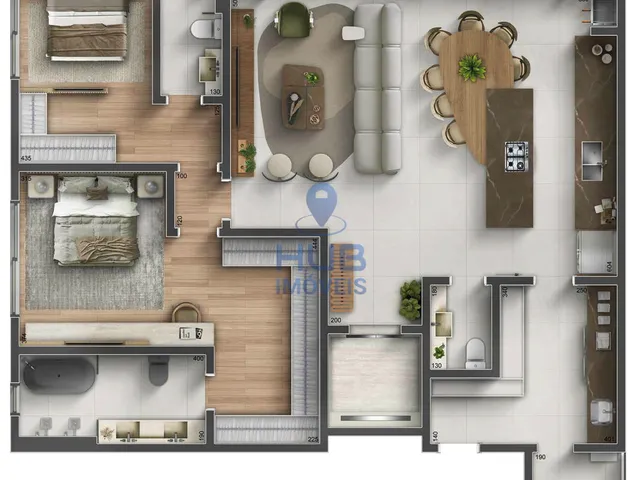 Imagem 3: Apartamento 3 Dormitórios para venda em Curitiba - PR
