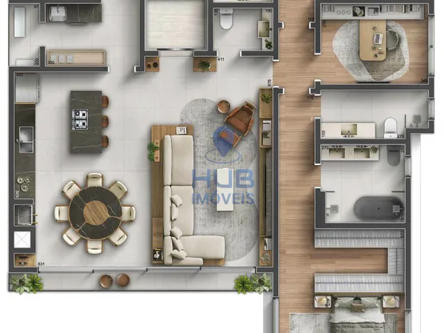Imagem 5: Apartamento 3 Dormitórios para venda em Curitiba - PR