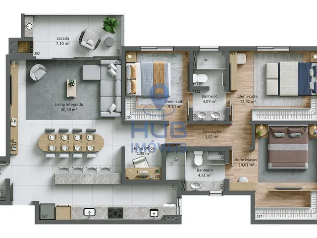 Imagem 15: Apartamento 2 Dormitórios para venda em Florianópolis - SC