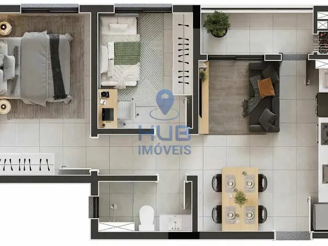 Imagem 13: Apartamento 2 Dormitórios para venda em São José - SC