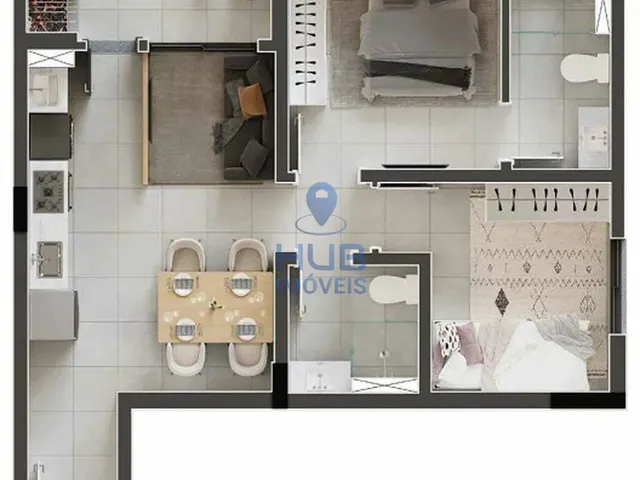 Imagem 6: Apartamento 2 Dormitórios para venda em São José - SC