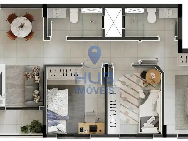 Imagem 10: Apartamento 2 Dormitórios para venda em São José - SC