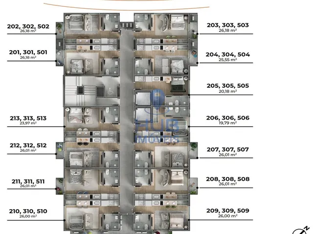 Imagem 3: Apartamento 1Dormitório para venda em Florianópolis - SC