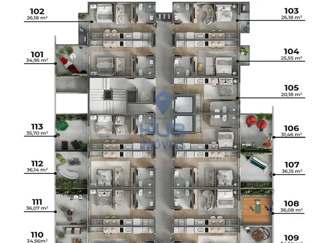 Imagem 11: Apartamento 1Dormitório para venda em Florianópolis - SC