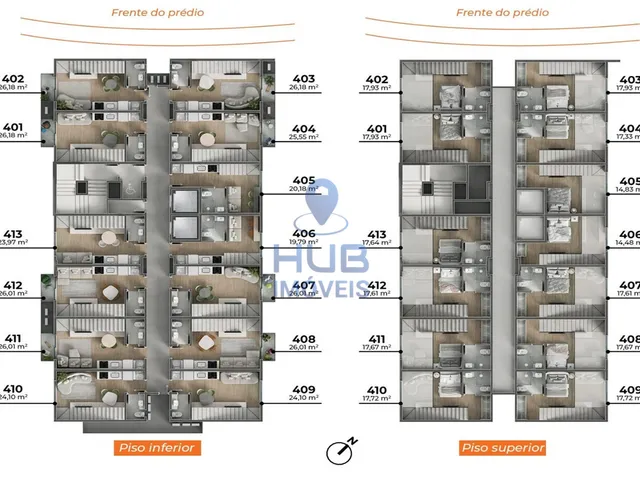 Imagem 2: Apartamento 1Dormitório para venda em Florianópolis - SC