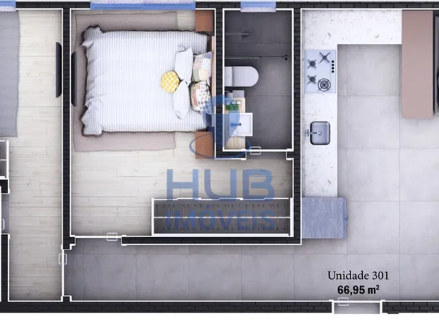 Imagem 16: Apartamento 2 Dormitórios para venda em Florianópolis - SC