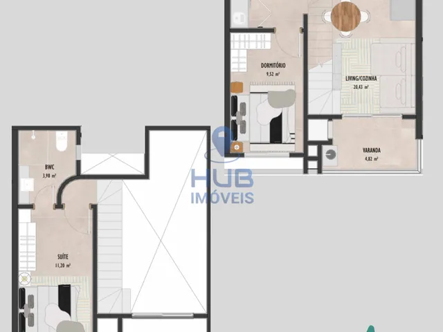 Imagem 11: Apartamento 2 Dormitórios para venda em Florianópolis - SC