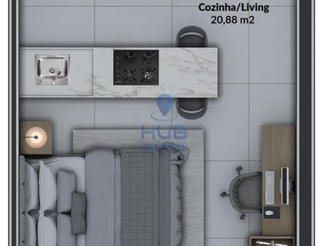 Imagem 15: Apartamento 2 Dormitórios para venda em Florianópolis - SC