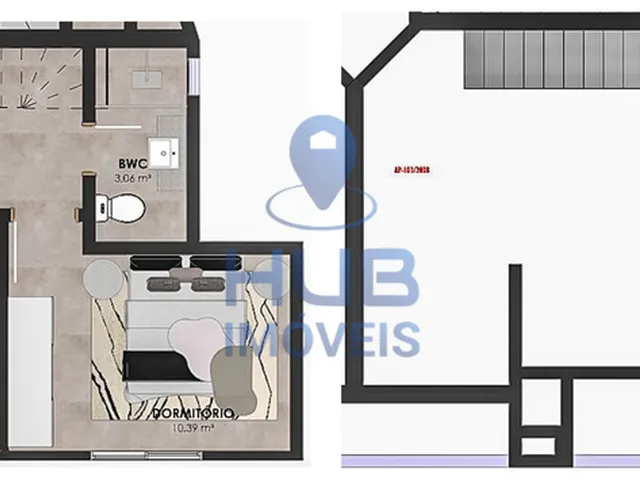 Imagem 7: Loft 3 Dormitórios para venda em Florianópolis - SC