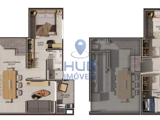Imagem 6: Loft 1Dormitório para venda em Florianópolis - SC